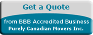Purely Canadian Movers Inc. BBB Business Review